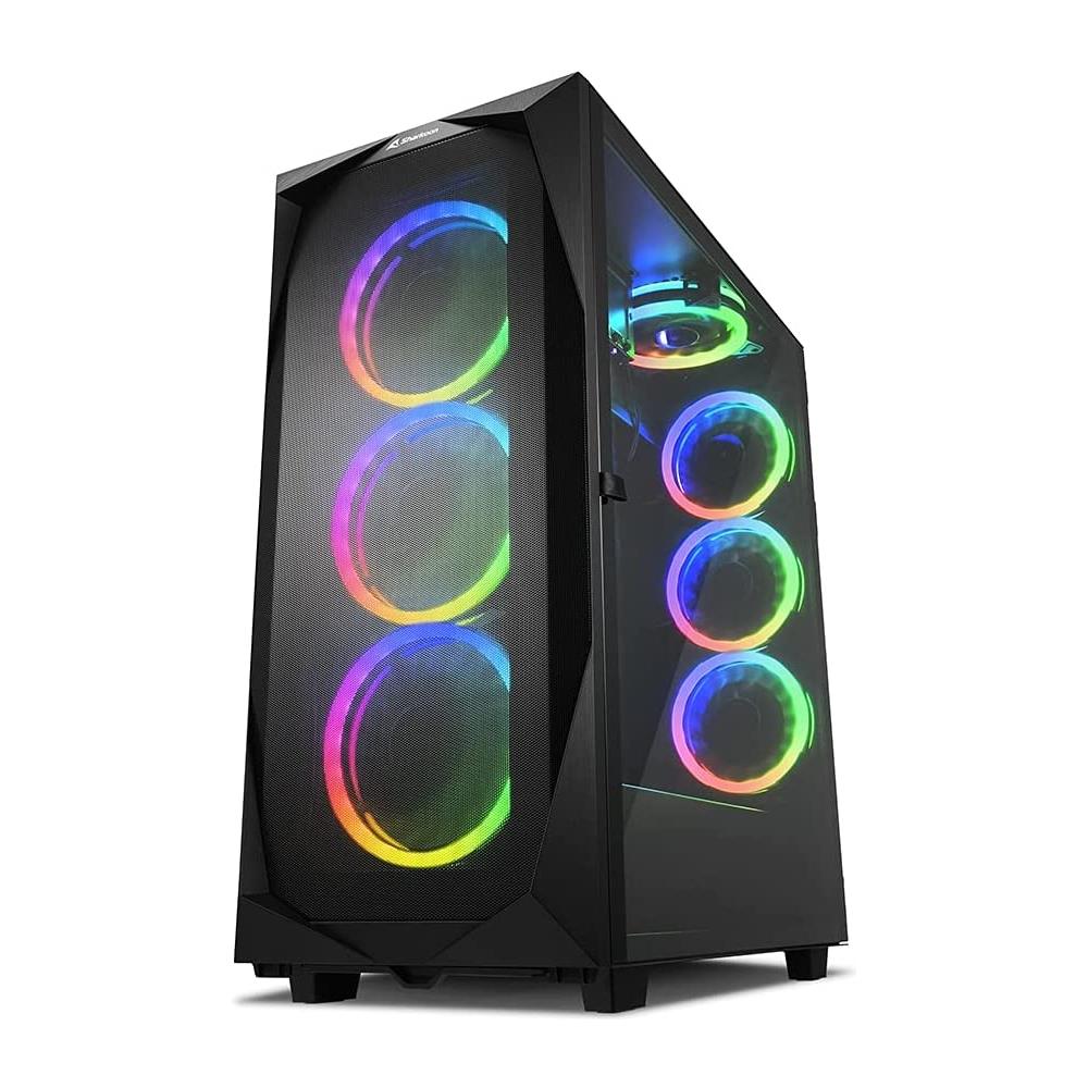 Case REV300 Tower ATX / EATX / micro ATX / Mini-ITX 2 Porte USB 3.0 1 Porta 3.1 Colore Nero (Finestrato) - Foto 1
