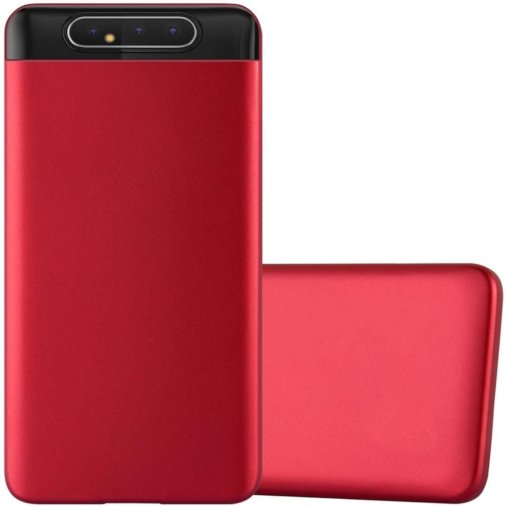 Custodia Compatibile Con Samsung Galaxy A80 / A90 4g In Rosso Metallico - Coperchio Protettivo In Silicone Tpu Flessibile - Foto 1