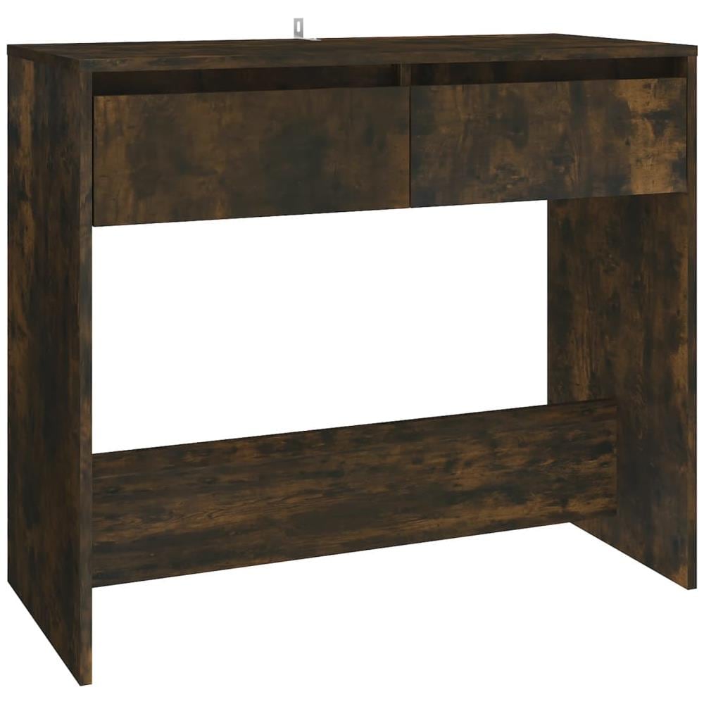 Tavolo Consolle Rovere Fumo 89x41x76,5 cm in Acciaio - Foto 2