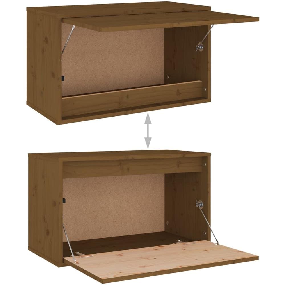 Pensile Miele 60x30x35 Cm In Legno Massello Di Pino - Foto 2