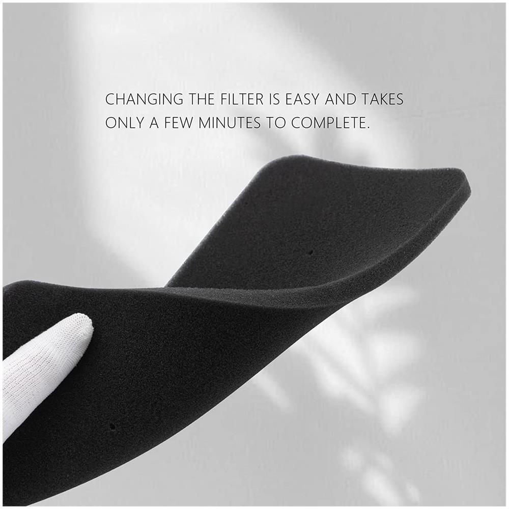 Filtri Per Asciugatrice Hoover Candy 40006731 Confezione Da 8 Nero - Foto 4