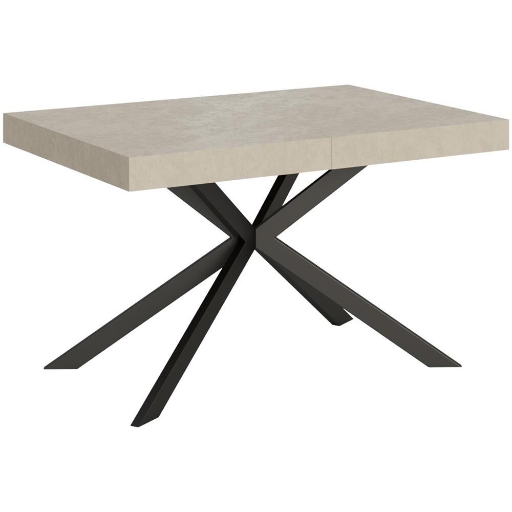 Tavolo allungabile 90x140/244 cm Plaker cashmere gambe antracite - Foto 1
