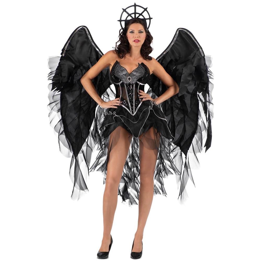 Copricapo, vestito e ali del costume di Dark Angel Taglia XL - Foto 1