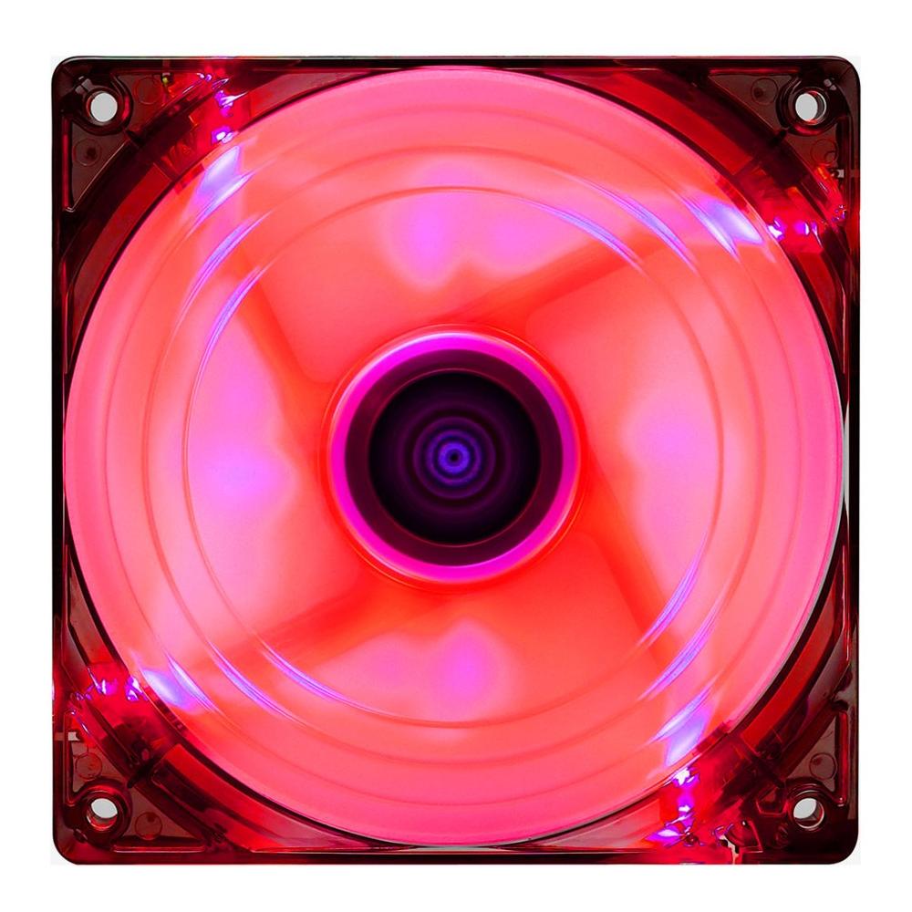 Air Force 14cm, Ventilatore, Computer case, 14 cm, Nero, Rosso, LED, Rosso - Foto 1