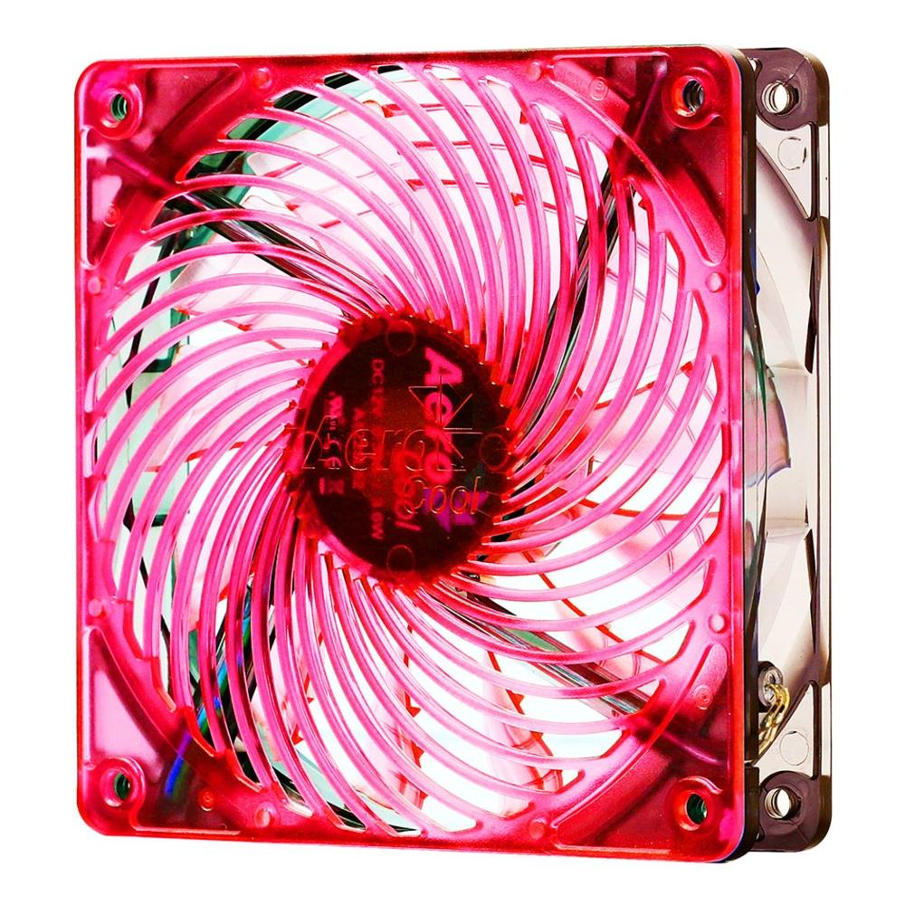 Air Force 14cm, Ventilatore, Computer case, 14 cm, Nero, Rosso, LED, Rosso - Foto 2