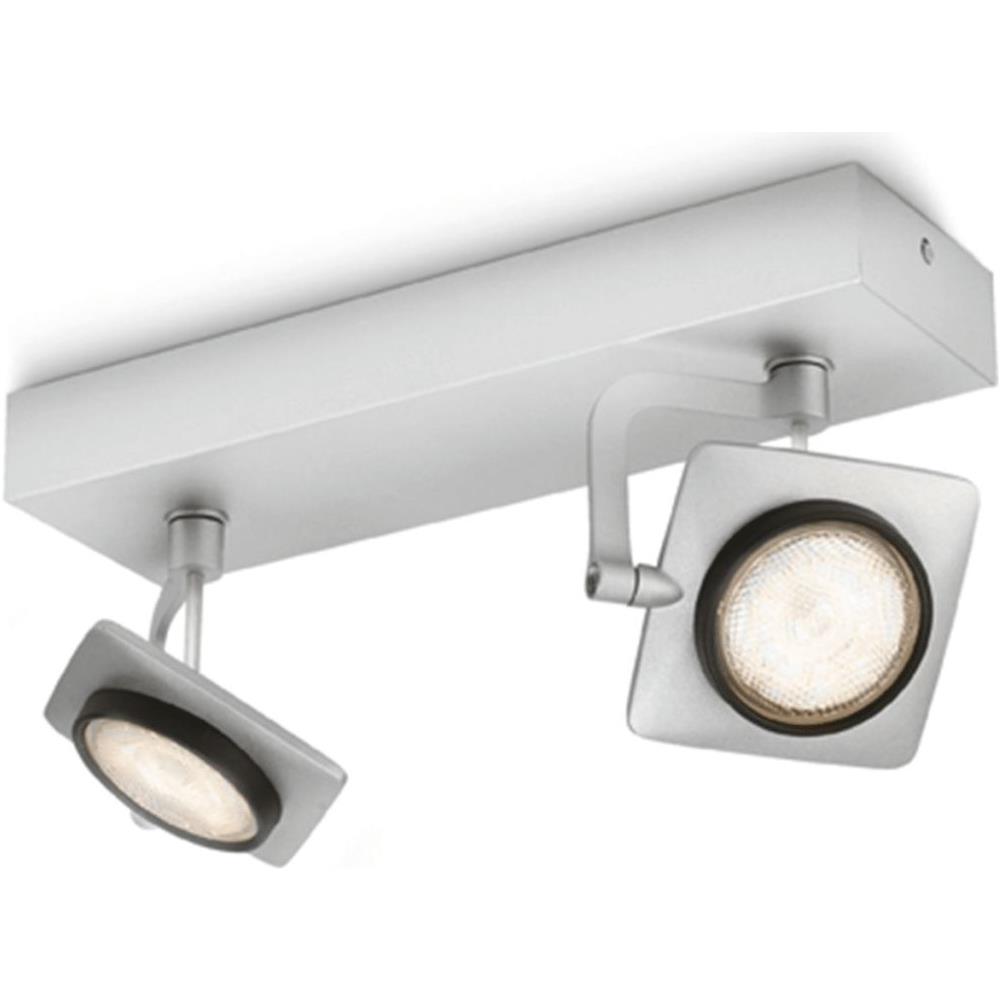Faretto Myliving Millennium 2x4,5 W Grigio 531924816 - Foto 1