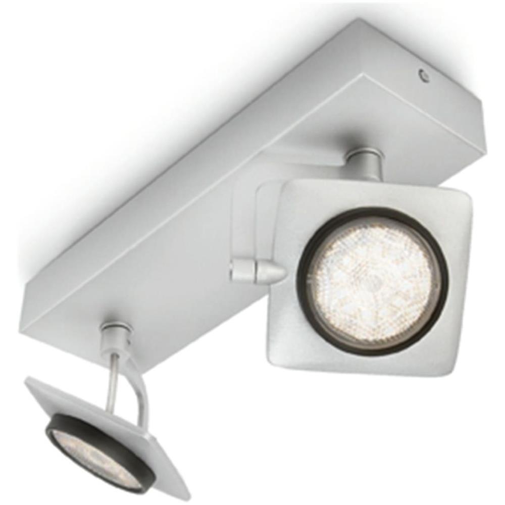 Faretto Myliving Millennium 2x4,5 W Grigio 531924816 - Foto 2