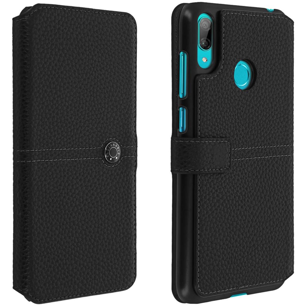 Custodia Huawei Y7 2019 Portafoglio Similpelle Granulata Nero - Foto 1