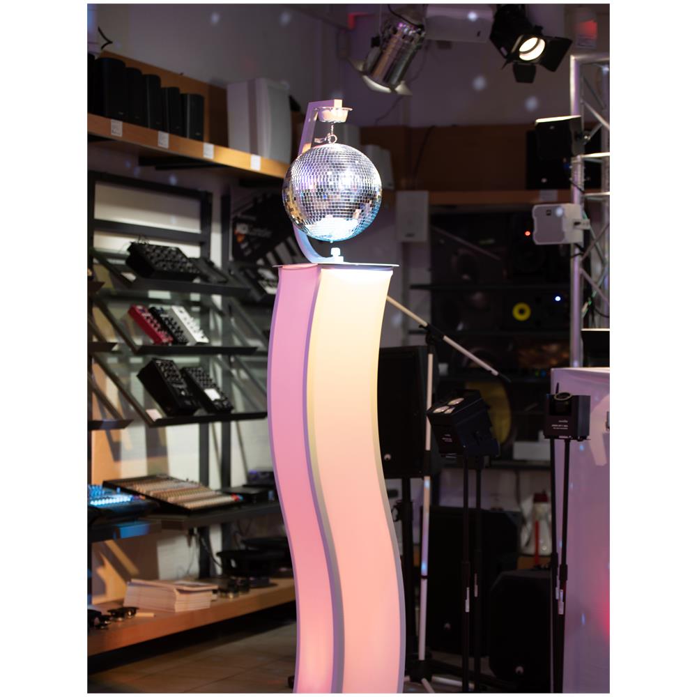 Stand Mount With Motor For Mirror Balls Up To 30cm Wh - Foto 3