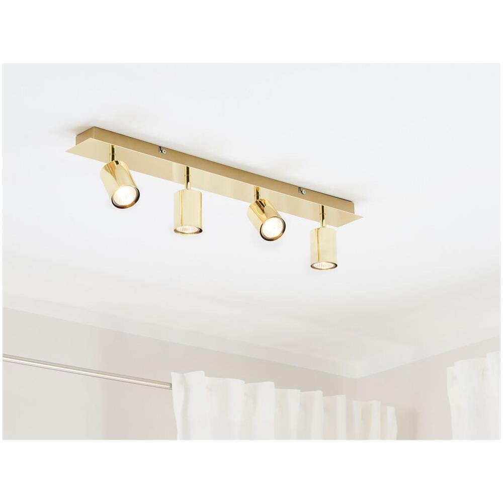 Lampada Da Soffitto A 4 Luci Oro Tigris - Foto 1