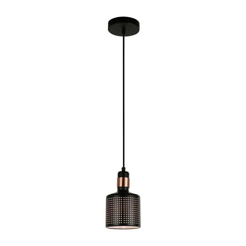 Sospensione Moderna Sospesa Nera 1 Luce, E27 - Foto 1