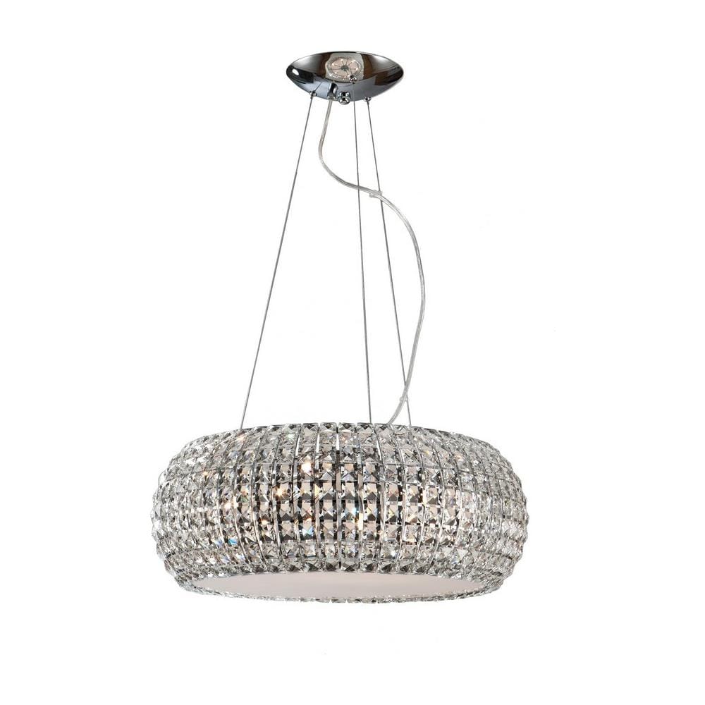 Icone Luce Cristalglob lampada da terra, LED bianco cristallo