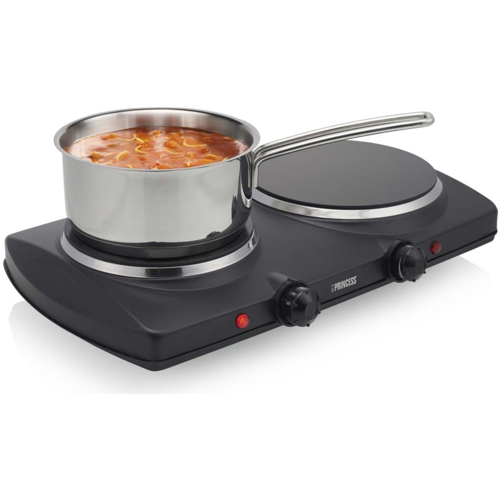 Piastra Elettrica in Ceramica 2000 W Nera - Foto 3