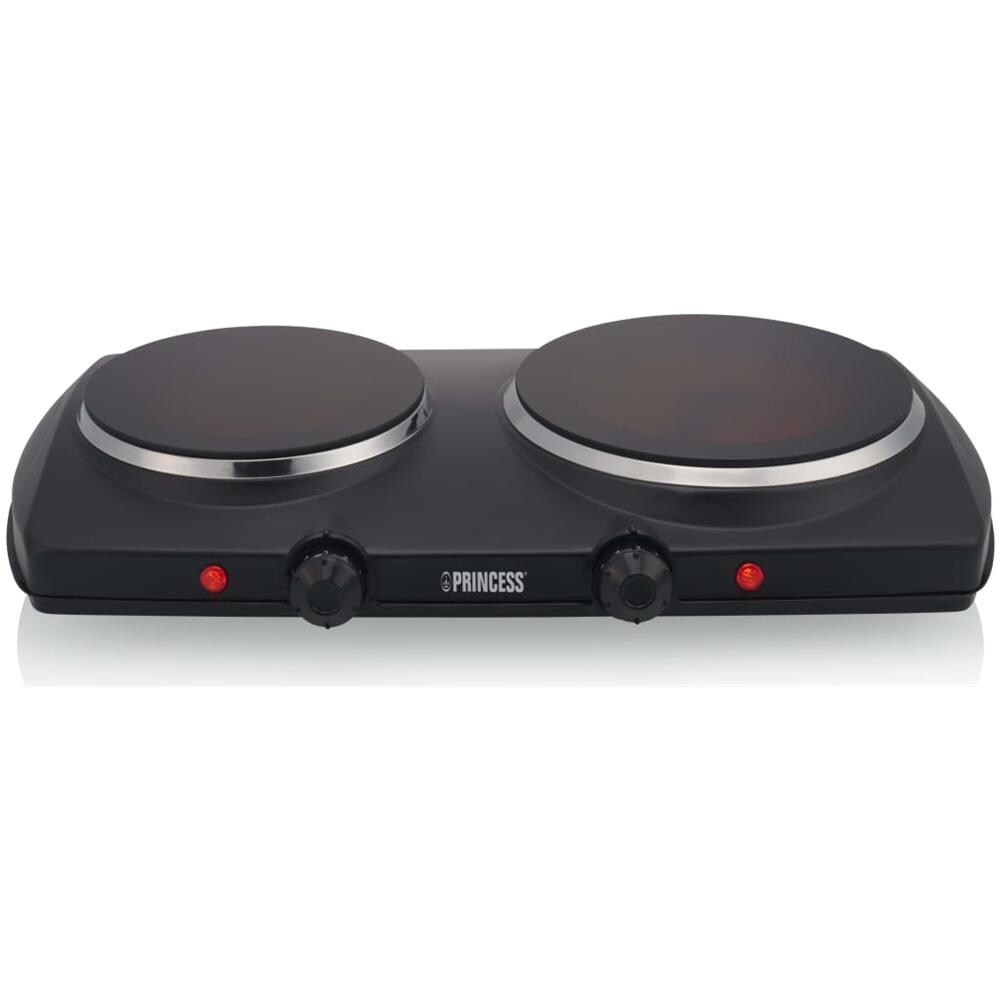 Piastra Elettrica in Ceramica 2000 W Nera - Foto 1