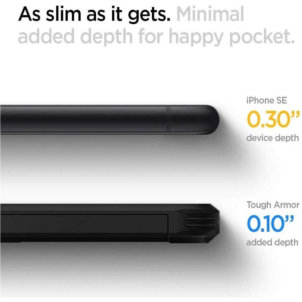 Tough Armor Custodia Cover Protettiva Per Iphone Se 2020 Nero - Foto 2