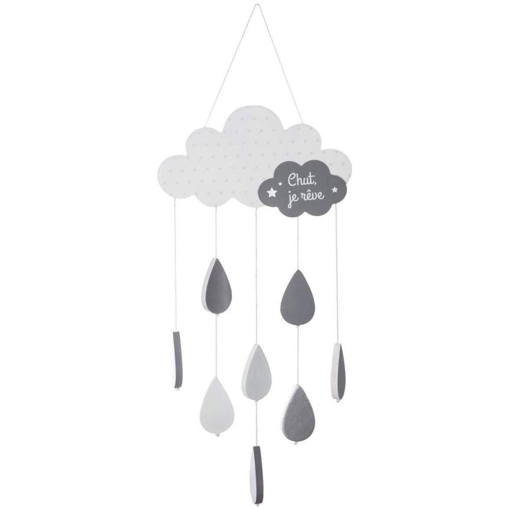 Decorazione Per Camera Dei Bambini, Decorazione Da Appendere Per Bambini, Nuvola Grigia - Foto 1