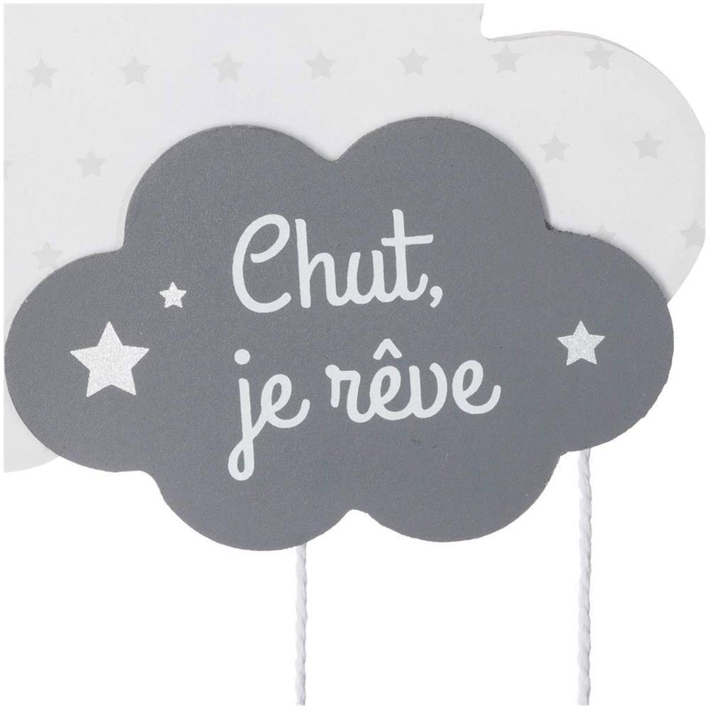 Decorazione Per Camera Dei Bambini, Decorazione Da Appendere Per Bambini, Nuvola Grigia - Foto 2