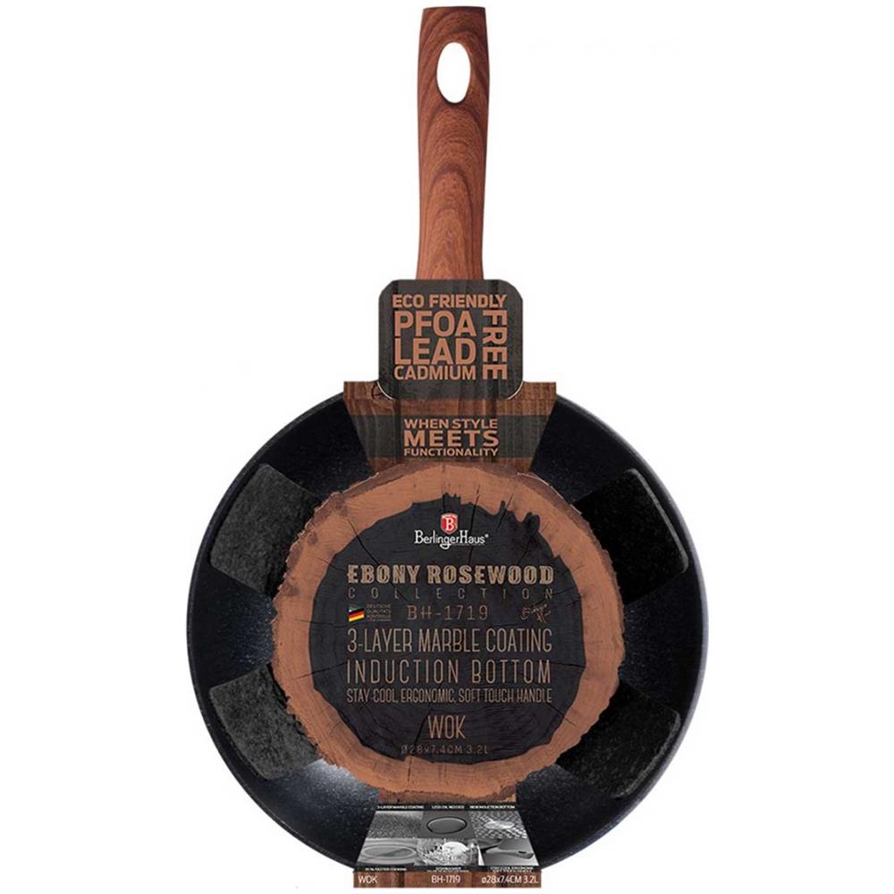 Wok In Granito 28cm Bh-1719 Palissandro Ebano - Foto 4