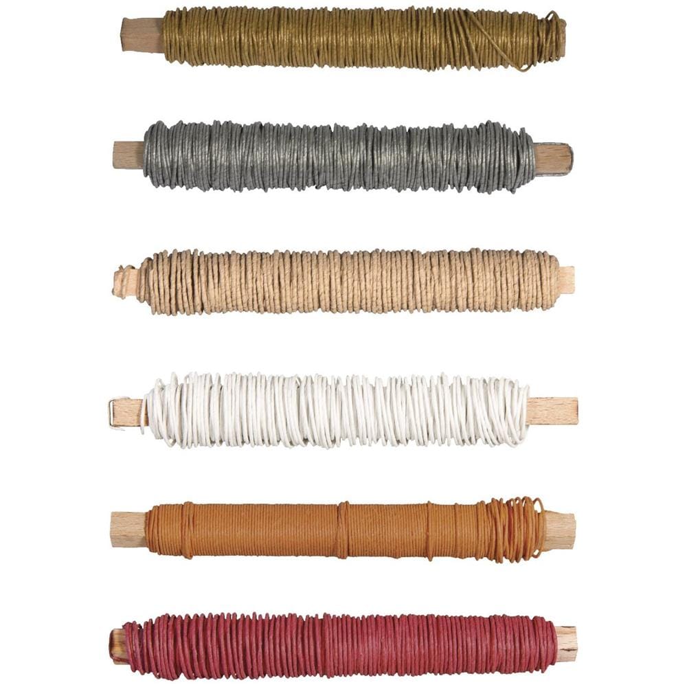 6 Bobine Di Filo Floreale 20 M - Foto 1