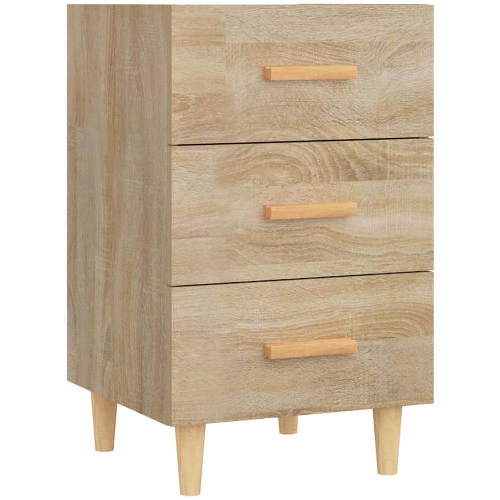 Comodino Rovere Sonoma 40x40x66 Cm In Legno Multistrato - Foto 1