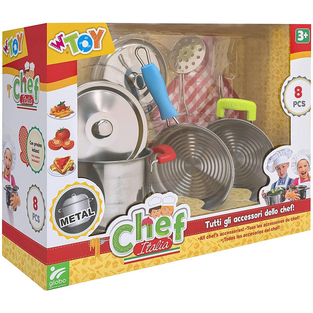Pentoline In Metallo Con Accessori Cucina 8 Pz - Foto 1