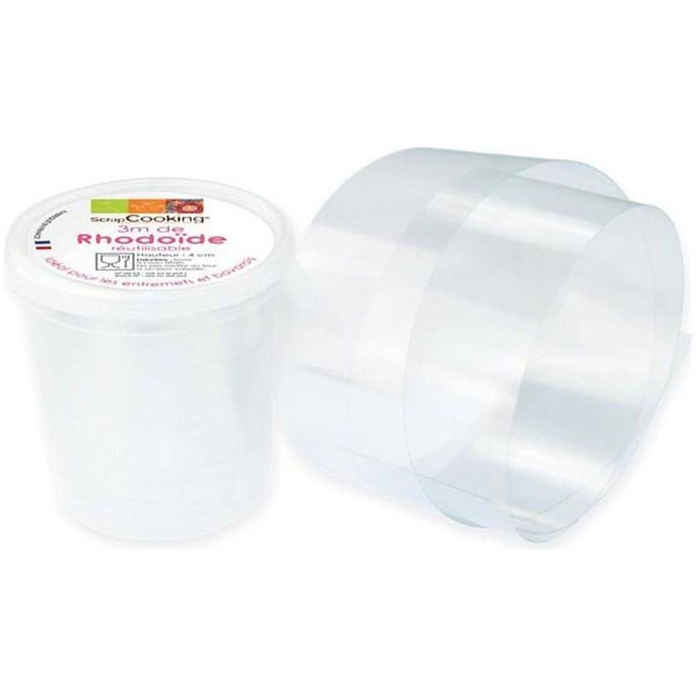2 Nastri Rhodoid Per Dolci 3 M X 4 Cm - Foto 2