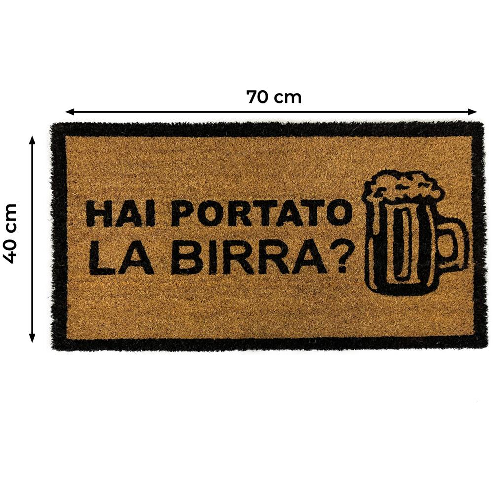 Zerbino Entrata Ingresso Esterno Antiscivolo Cocco Allegro Birra - Foto 5
