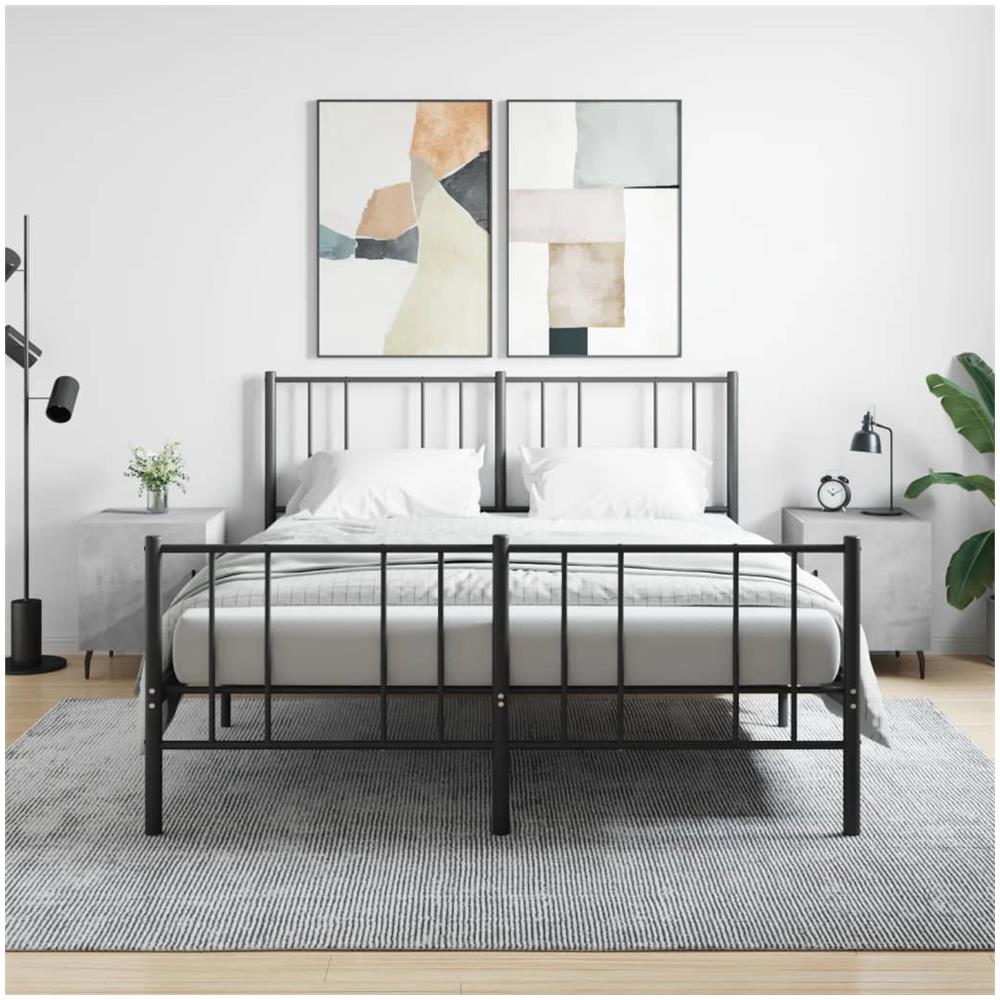Comodini 2 Pz Grigio Cemento 40x40x50 Cm In Legno Multistrato - Foto 1