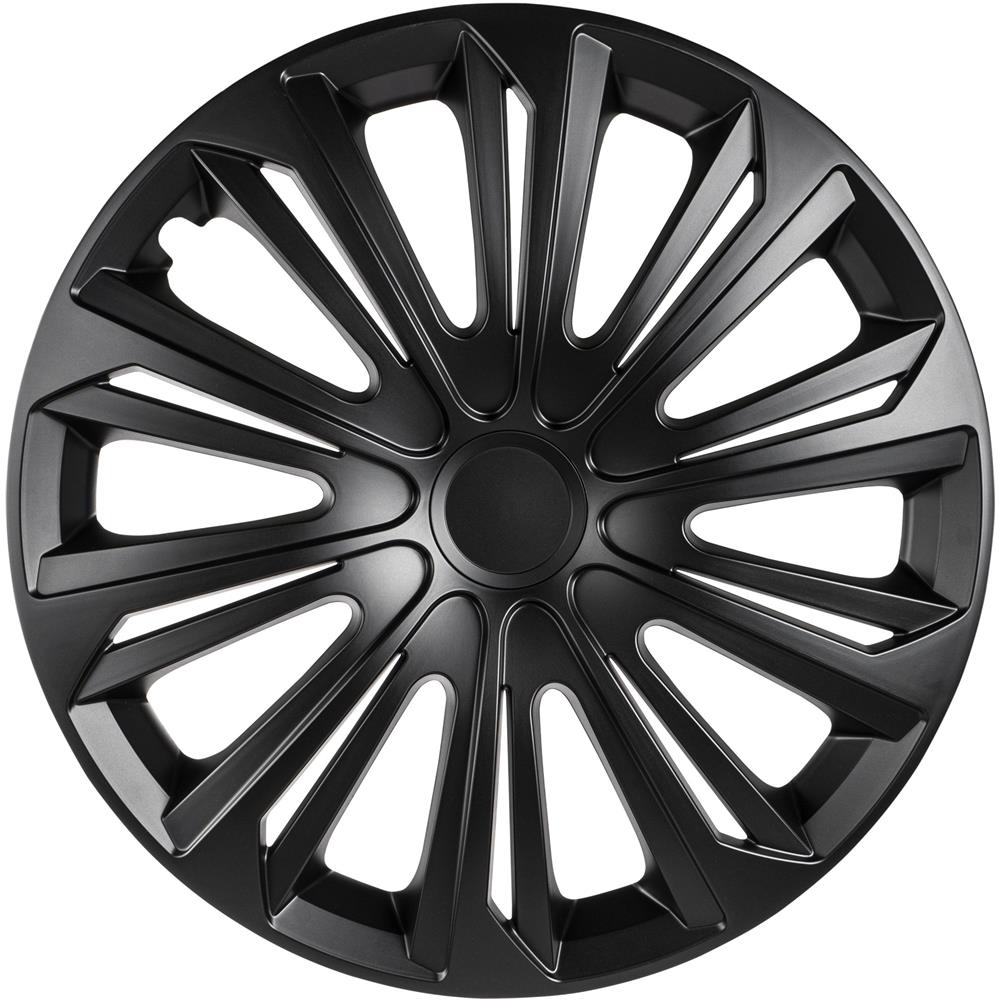 Copricerchi Racer 16"", 4 Pezzo Nero - Foto 1