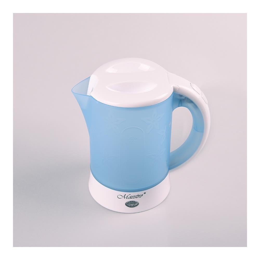 MR010 bollitore elettrico 0,6 L 600 W Blu, Bianco - Foto 1