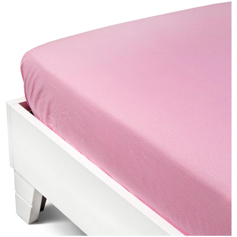 Lenzuolo Inferiore Home Joy In Cotone Colore Rosa Misura Matrimoniale - Foto 1
