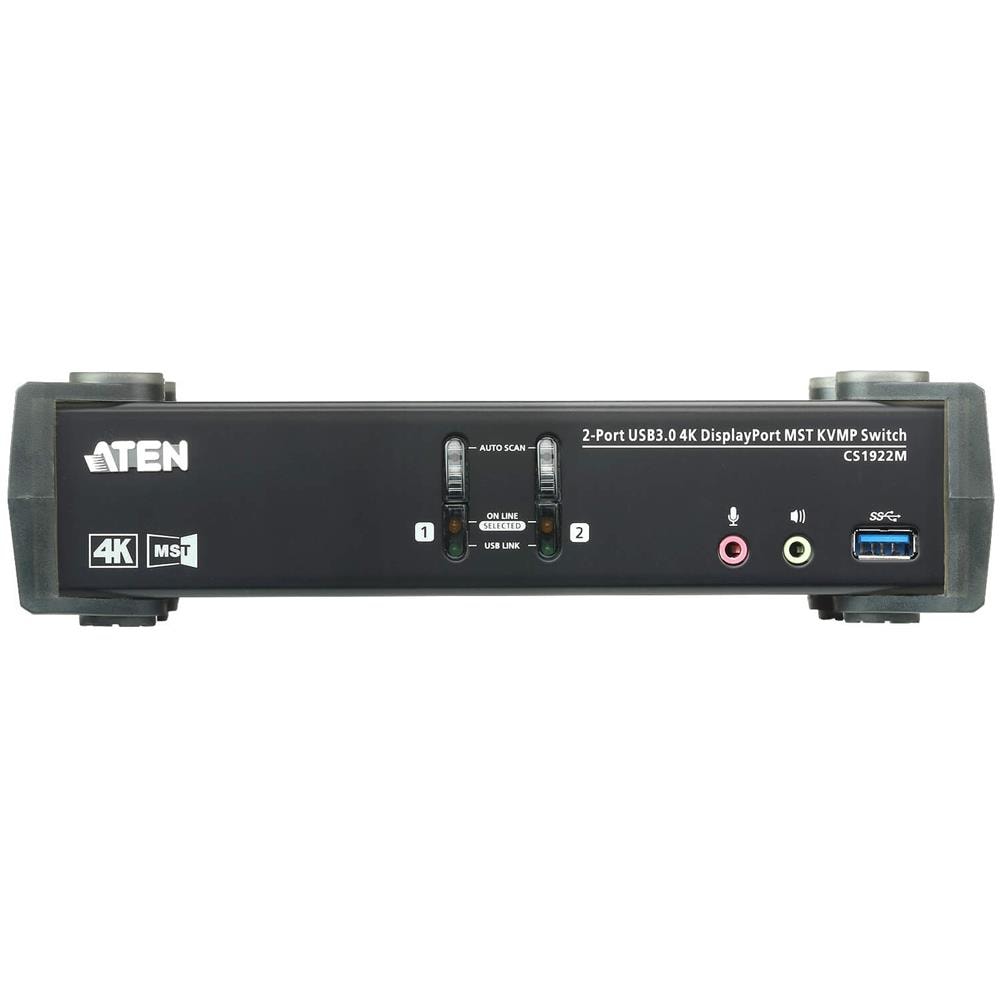 IDATA CS-1922M - Switch KVMP 4K DisplayPort a 2 porte MST USB3.0, CS1922M - Foto 3