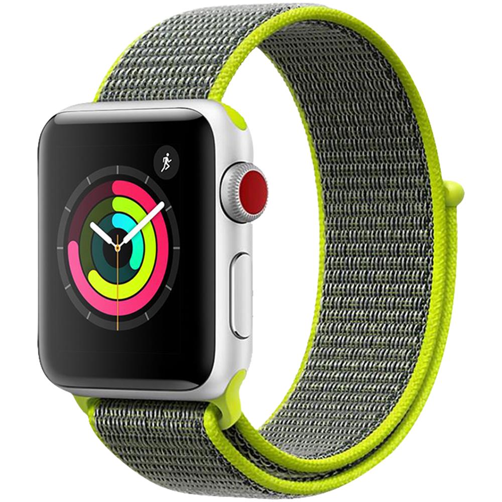Avizar - Cinturino Apple Watch 42 E 44 Mm Velcro In Nylon - Verde Lime -  ePRICE