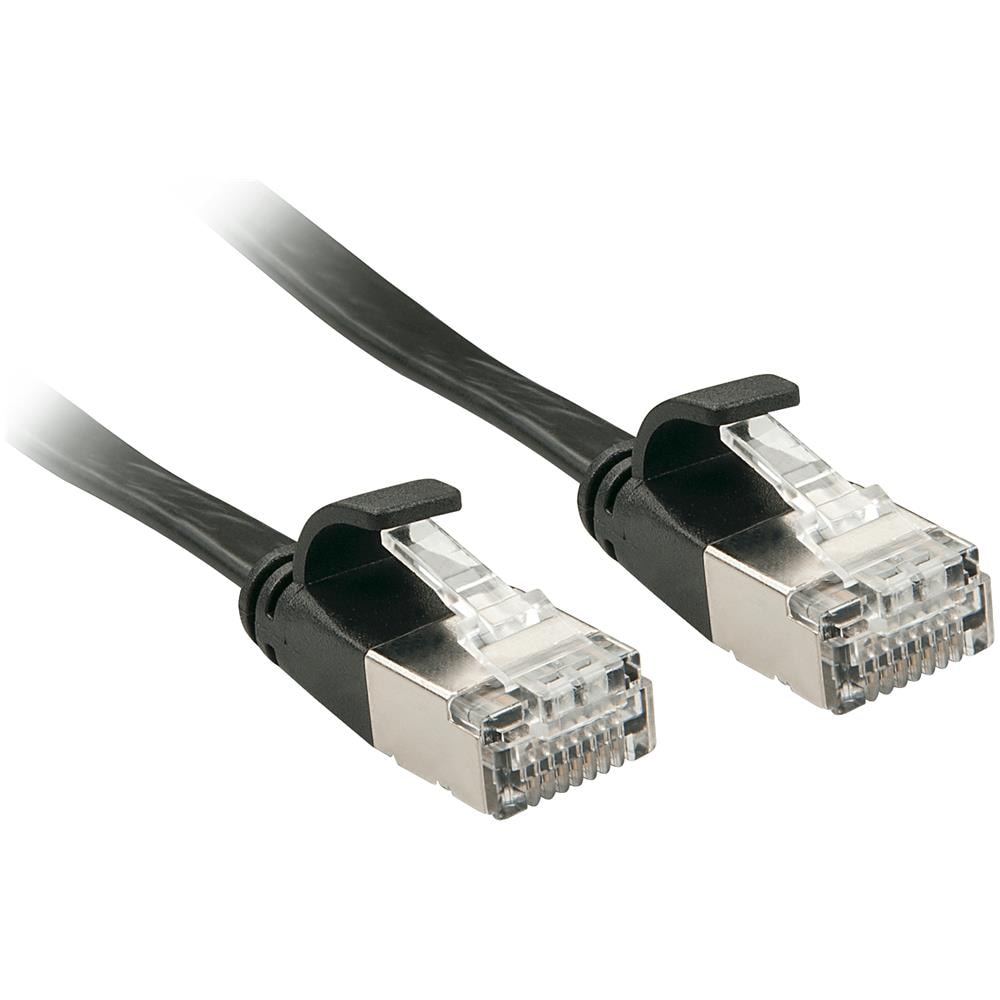 47480 Cavo Di Rete Nero 0,3 M Cat6a U /ftp [stp] (networking Cable Black 0.3 M - Cat6a U /ftp [stp] - Warranty: 120m - Foto 1