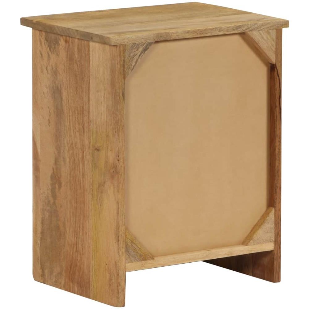 Comodino in Legno Massello di Mango 40x30x50 cm - Foto 7