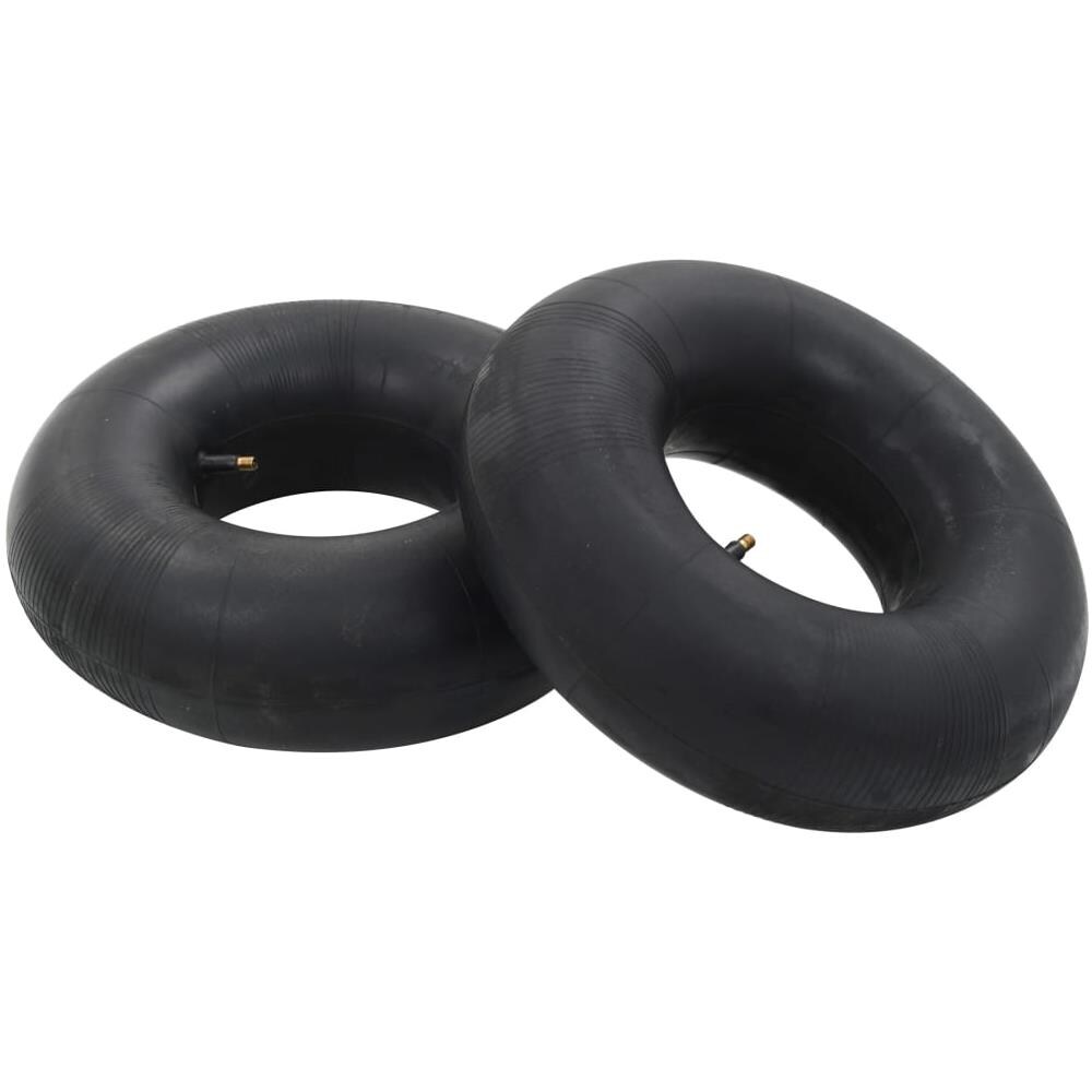 Set Ruote e Camere d'Aria Carriola 4pz 15x6.00-6 4PR Gomma - Foto 2