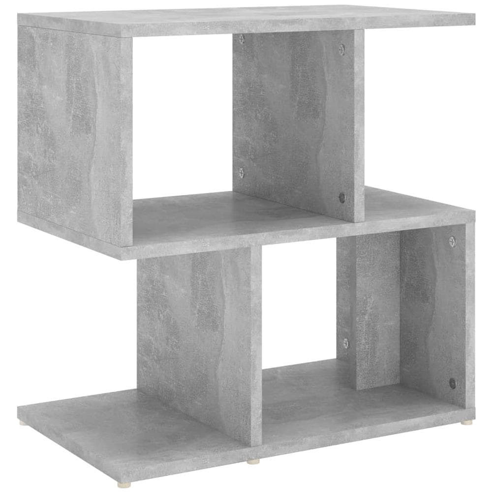 Comodino Grigio Cemento 50x30x51,5 cm in Legno Multistrato - Foto 2
