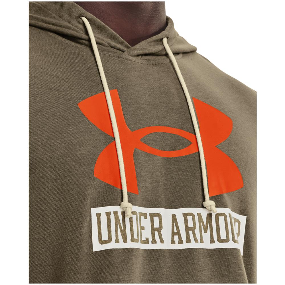 Ua Rival Terry Logo 1370390-361, Uomini, Verde, M - Foto 2