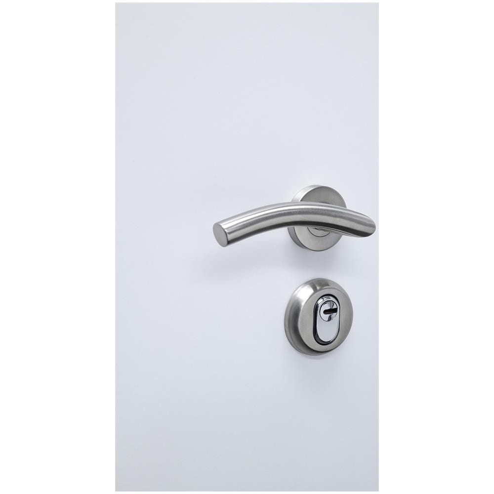 Defender Per Serratura A Cilindro, Borchia Di Sicurezza Antitrapano Rinforzata Per Porta D'ingresso Resist, Cromato - - Foto 4