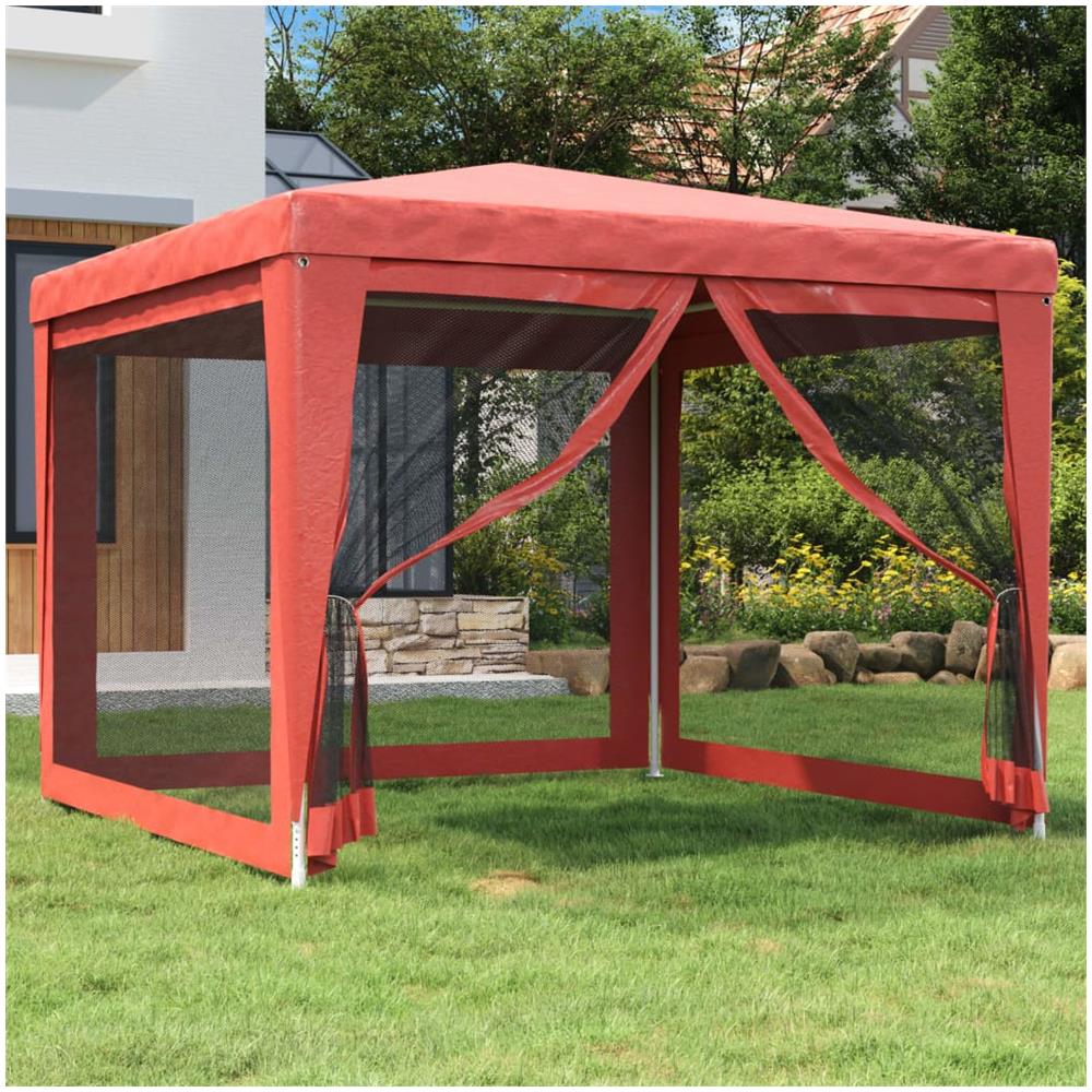 Tenda Per Feste Con Pareti Laterali In Rete 3x3 M Hdpe - Foto 1