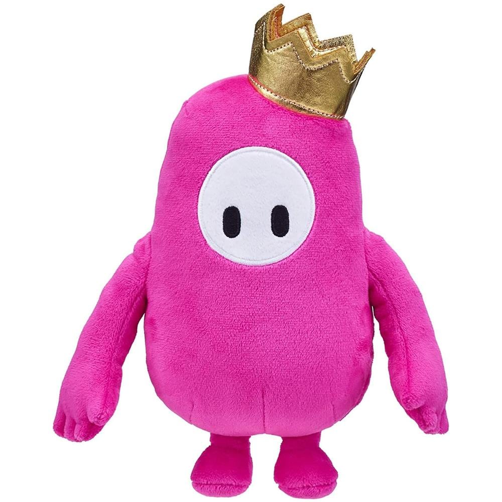 Moose Toys Original Pink Bean Skin Ufficiale Da Collezione 8 Teneri Peluche Deluxe Con La Corona Doro Del Videogioco Ultimate Knockout, 5 Personaggi Della Serie 1 - Foto 1