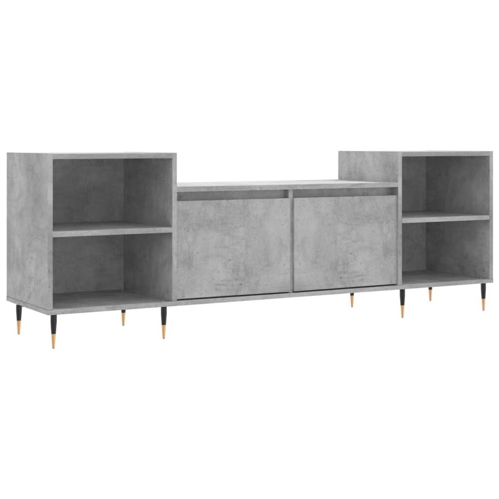 Mobile Per Tv Grigio Cemento 160x35x55 Cm Legno Multistrato - Foto 2