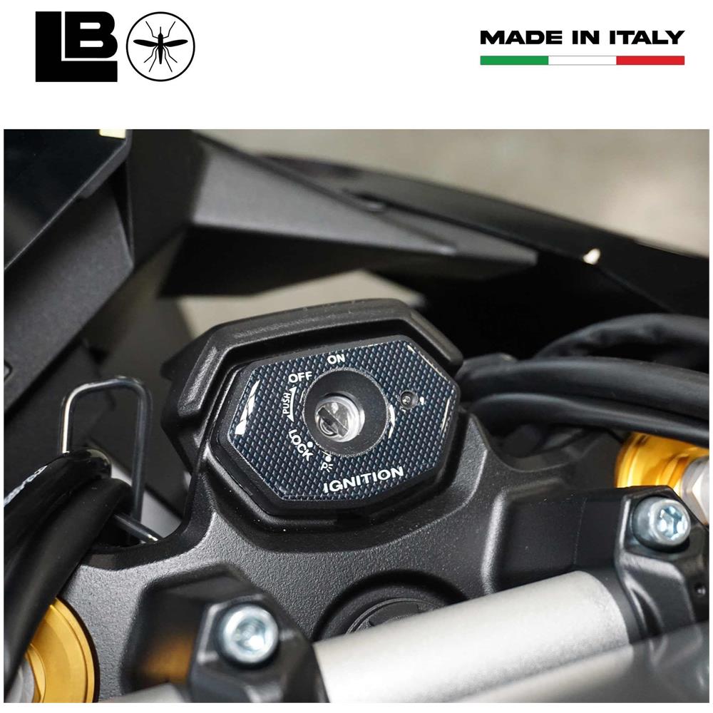 Adesivo 3D Protezione Zona Accensione Moto Compatibile Con Suzuki V-Strom 800De - Foto 3