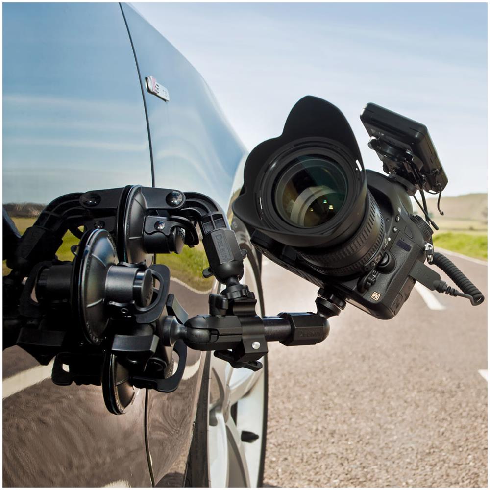 Treppiede con Testa a 3 Movimenti Altezza Max 21.5 cm Nero DDMNT-TRIPLE-EU - Foto 1