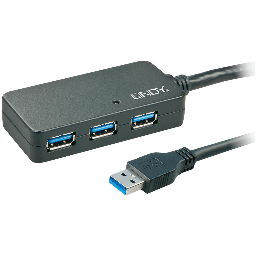 Hub USB 3.0 con 4 Porte 10 m  - Foto 1