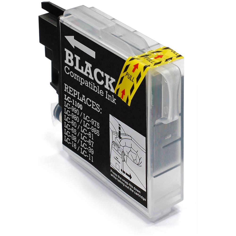 Cartuccia Ink-Jet Compatibile Brother LC 980 / LC1100 BK Nero - Foto 2