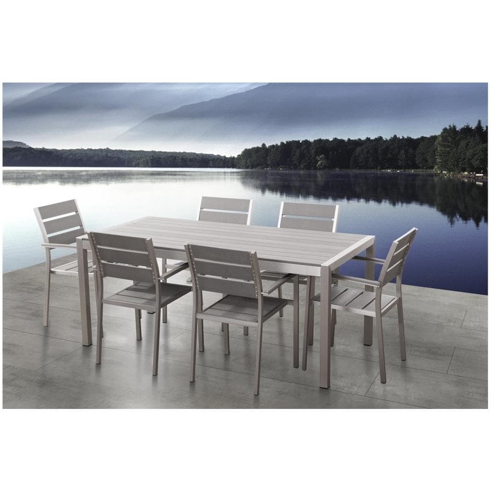 Set Di 6 Sedie Da Pranzo In Colore Grigio Vernio - Foto 2