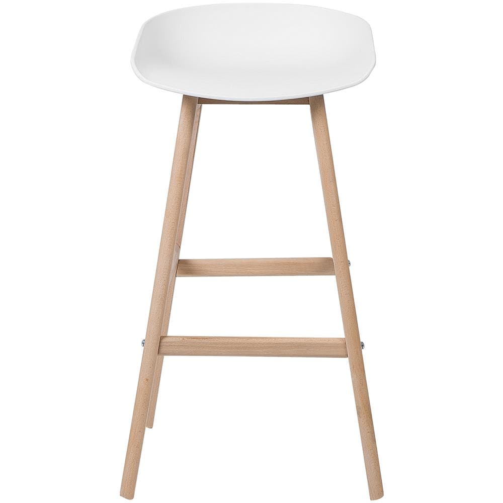 Set Di 2 Sgabelli Da Bar In Colore Bianco Micco - Foto 2