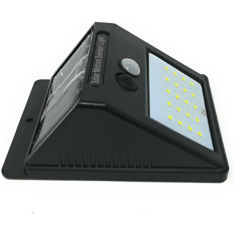 Faro Da 20 Led + Pannello Solare E Sensore Di Movimento Faretto Crepuscolare - Foto 1