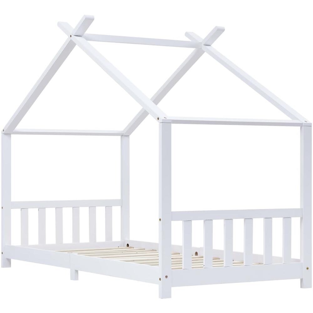 Giroletto Per Bambini Bianco In Massello Di Pino 80x160 Cm - Foto 2